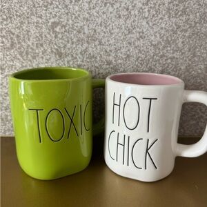 Vibe Check - CHOOSE One Rae Dunn Toxic and or Hot Chick Mug